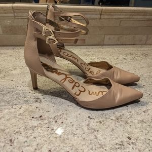 Creme kitten heel Sam Edelman's